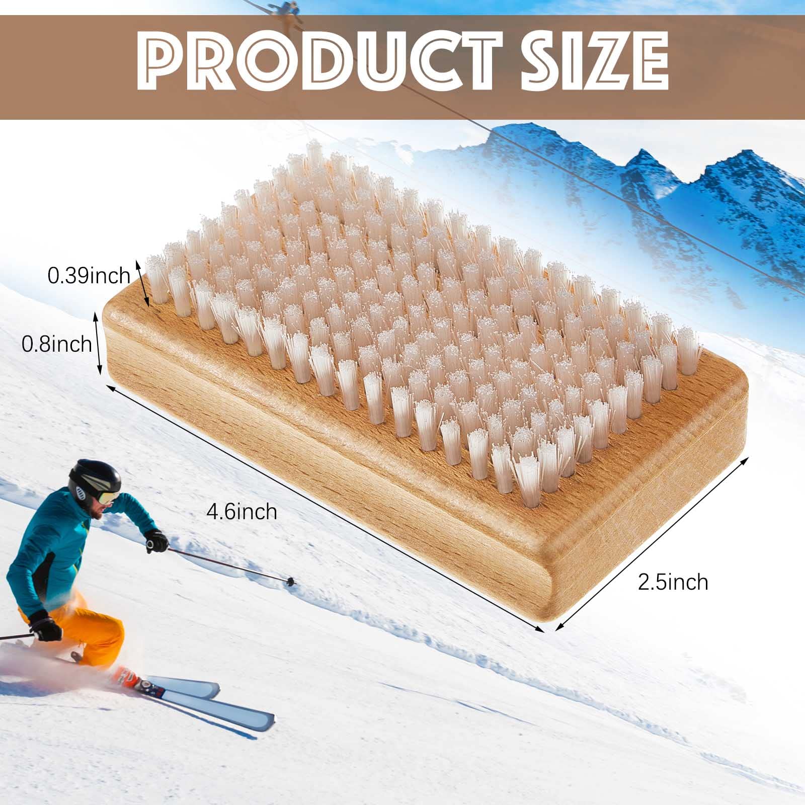 Amazon | Tessco スキー スノーボード ワックスブラシキット 真鍮